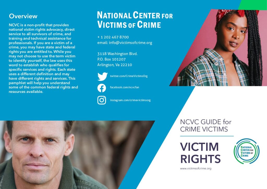 thumbnail of Victims Rights Trifold Brochure