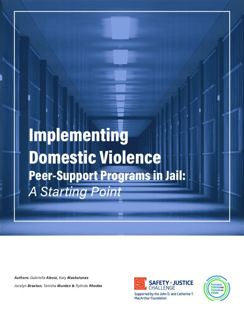 thumbnail of Implementing  Domestic Violence  Peer-Support Programs in Jail:  A Starting Point